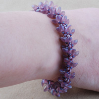 long magatama spiral bracelet